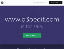 Tablet Screenshot of p3pedit.com